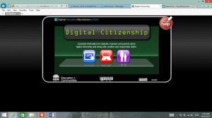 Screenshot digital citizenship